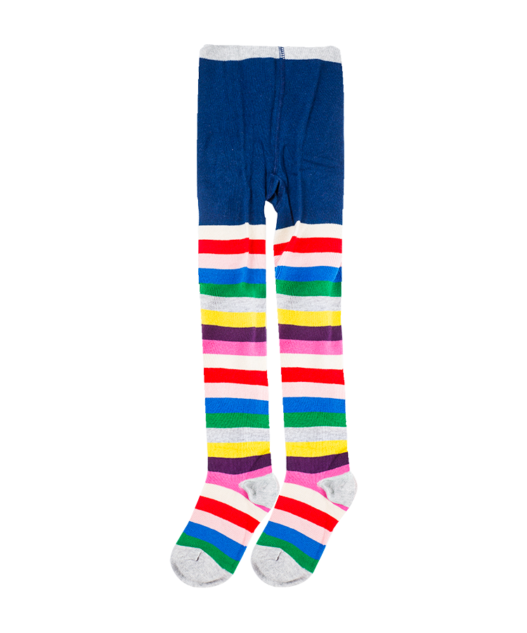 Colanti jacquard din bumbac pieptanat pentru copii