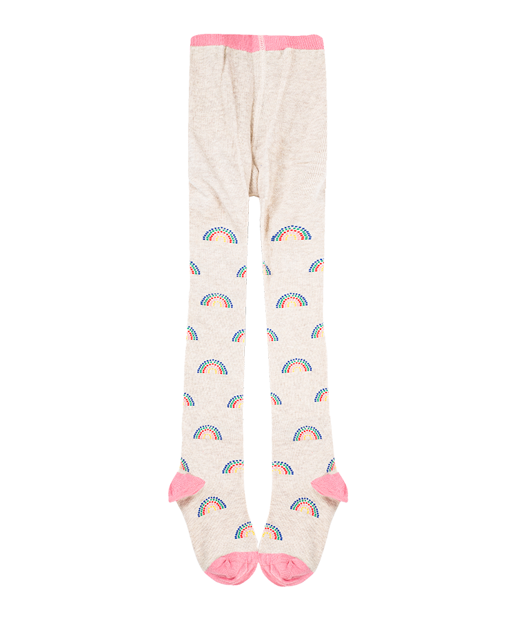 Colanti jacquard din bumbac pieptanat pentru copii